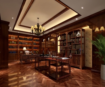 Chinese Style Study Space-ID:108906988