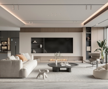 Modern A Living Room-ID:265217075