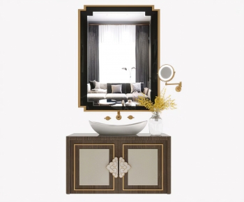 New Chinese Style Bathroom Cabinet-ID:804826976