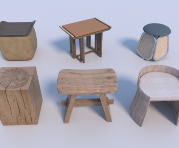 New Chinese Style Stool-ID:629537117