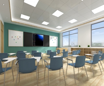 Modern School Classrooms-ID:293390877