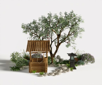 新中式景观植物小品-ID:433142904