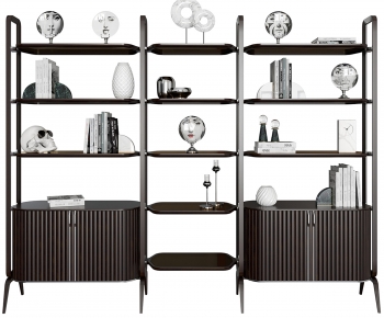 Modern New Chinese Style Bookcase-ID:824213031