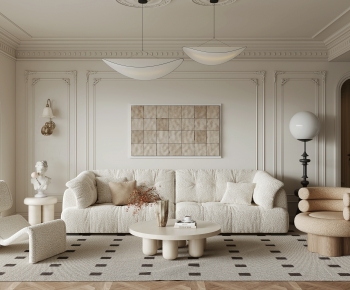 French Style A Living Room-ID:879230028