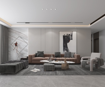 Modern A Living Room-ID:598969516