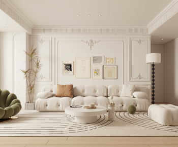 French Style A Living Room-ID:802942991