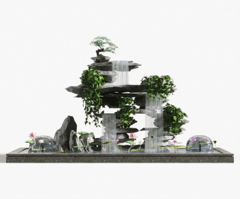 New Chinese Style Plant Landscaping-ID:793200025