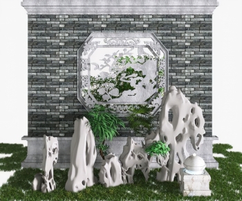 New Chinese Style Garden-ID:956610921