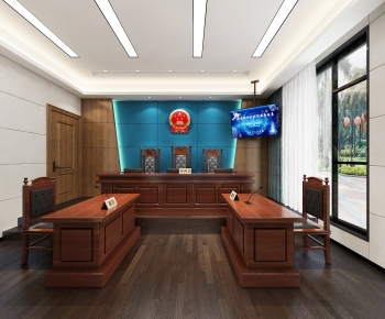 Modern New Chinese Style Public Security/Party And Government Organs-ID:307420029