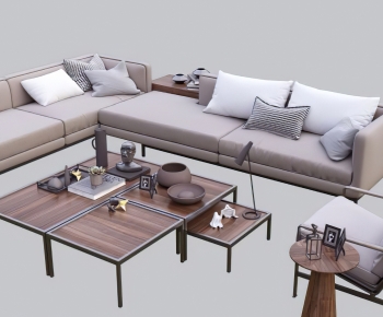 New Chinese Style Sofa Combination-ID:912081962