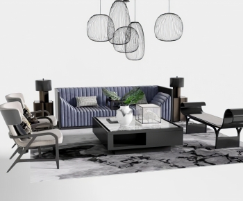 New Chinese Style Sofa Combination-ID:892276053