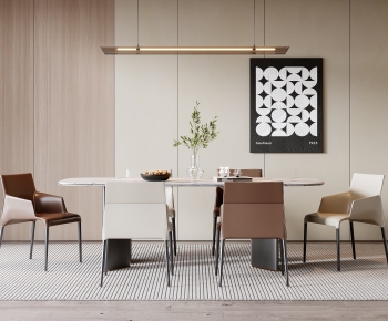Modern Dining Table And Chairs-ID:736262082