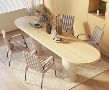 Modern Dining Table And Chairs-ID:850573069