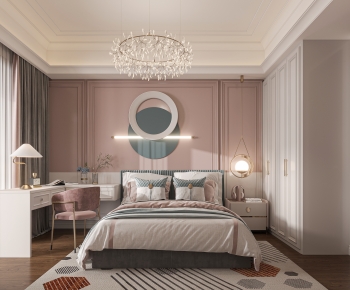 Simple European Style Bedroom-ID:867178928