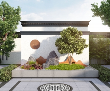 New Chinese Style Courtyard/landscape-ID:912174945