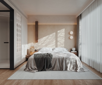 Modern Wabi-sabi Style Bedroom-ID:473164085