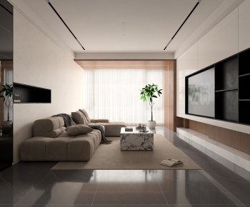 Modern Wabi-sabi Style A Living Room-ID:479893926