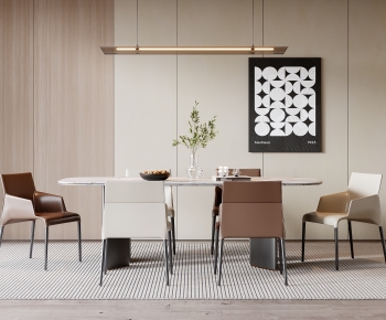 Modern Dining Table And Chairs-ID:880870862