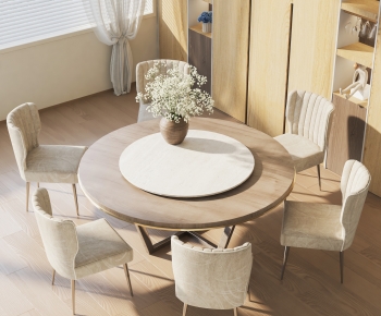 Modern Dining Table And Chairs-ID:803985121