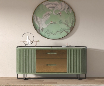 New Chinese Style Entrance Cabinet-ID:308914905
