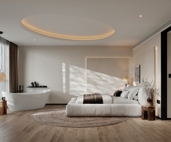 Modern Wabi-sabi Style Bedroom-ID:844391117