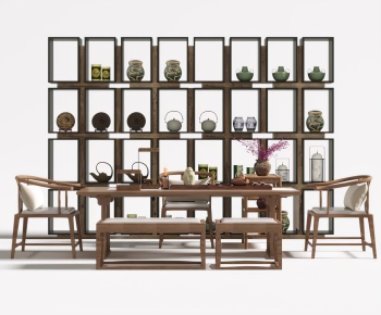 New Chinese Style Tea Tables And Chairs-ID:716167933