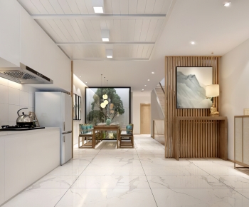 New Chinese Style Open Kitchen-ID:669881113
