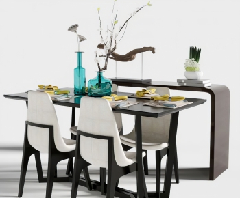 New Chinese Style Dining Table And Chairs-ID:948121078