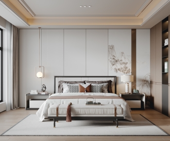 New Chinese Style Bedroom-ID:151889337