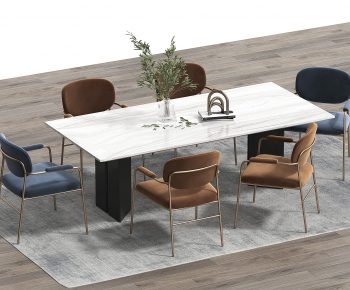 Modern Dining Table And Chairs-ID:833826076