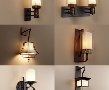New Chinese Style Wall Lamp-ID:553806072