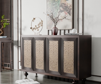 New Chinese Style Side Cabinet/Entrance Cabinet-ID:998471983