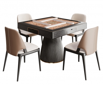 Modern Mahjong Tables And Chairs-ID:956171044