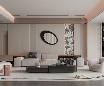 Modern A Living Room-ID:495376119