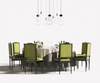 New Chinese Style Dining Table And Chairs-ID:676260958