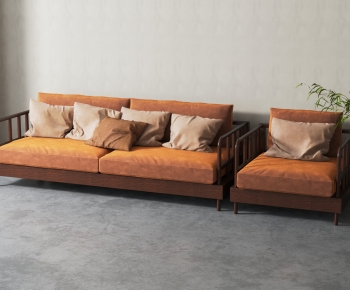 New Chinese Style A Sofa For Two-ID:340815073