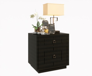 New Chinese Style Bedside Cupboard-ID:498276004
