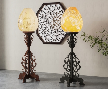 New Chinese Style Floor Lamp-ID:425504925