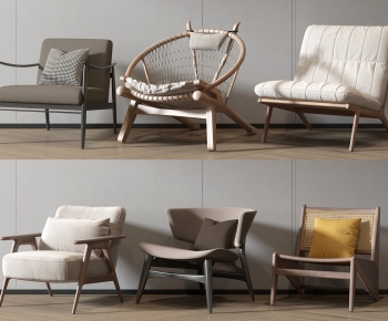 Wabi-sabi Style Lounge Chair-ID:830454119