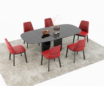 Modern Dining Table And Chairs-ID:107265009