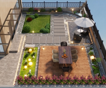 Modern Courtyard/landscape-ID:896555903