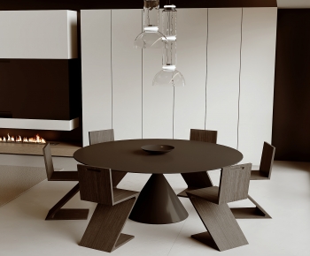 Modern Dining Table And Chairs-ID:799463992