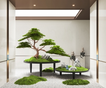 New Chinese Style Plant Landscaping-ID:257761004