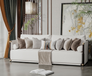 New Chinese Style A Sofa For Two-ID:419251921
