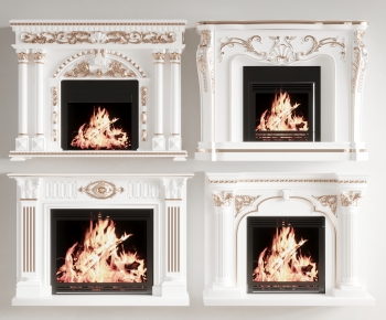 Simple European Style Fireplace-ID:862747913