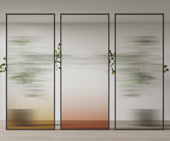 Modern Glass Screen Partition-ID:396130194