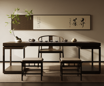 新中式茶桌椅组合-ID:918462991