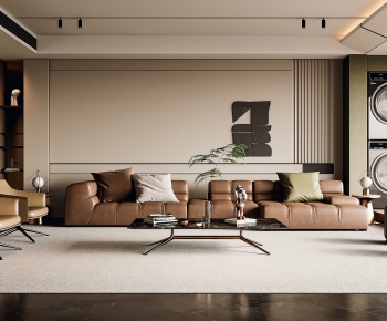 Modern A Living Room-ID:536474946