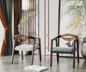 New Chinese Style Dining Chair-ID:254847056