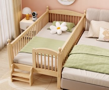 现代儿童床-ID:125799226
